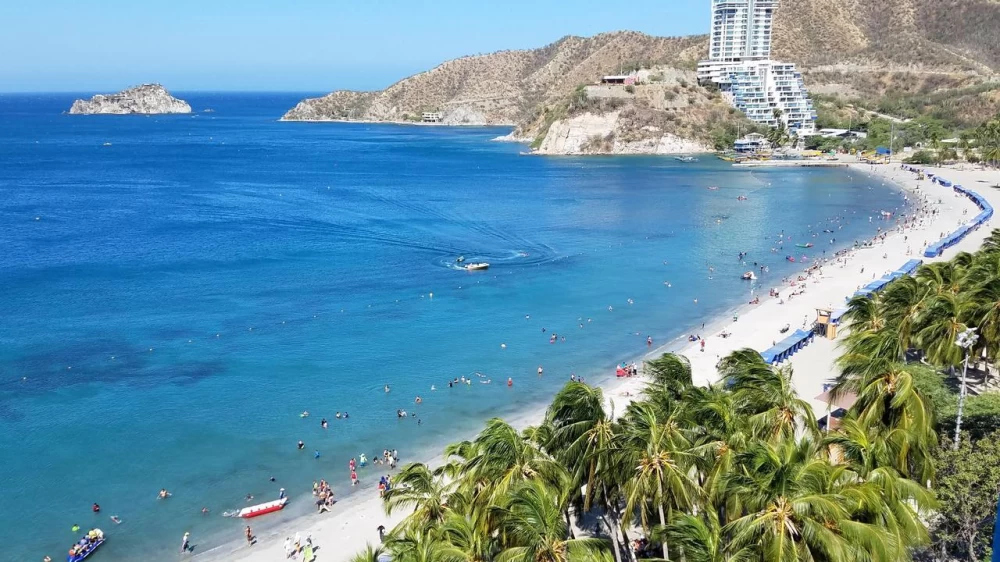 El Rodadero Beach Santa Marta Colombia